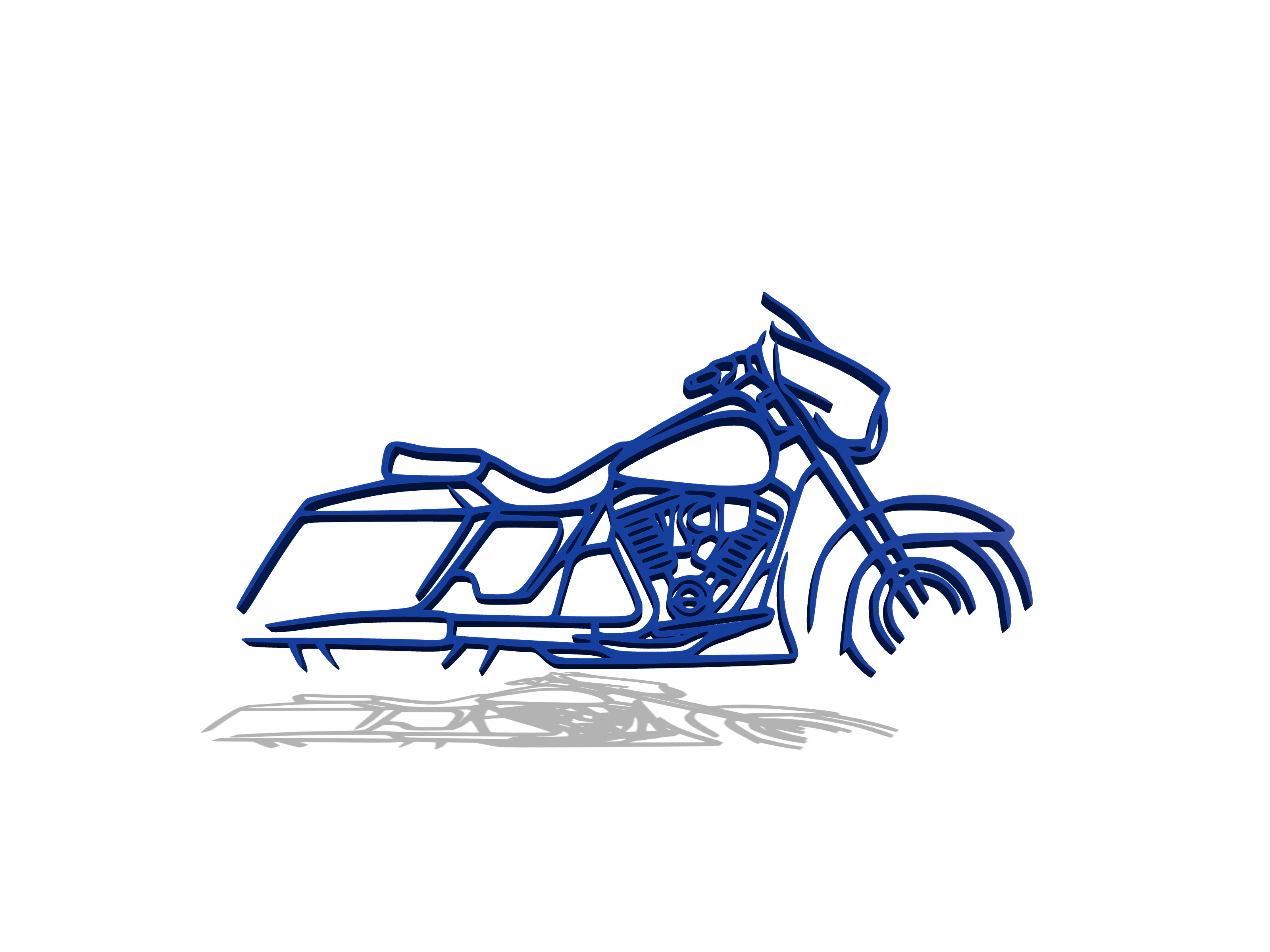 Harley Davidson - Streetglide Wall Art